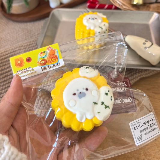 Seal Cheese Corn Squishy