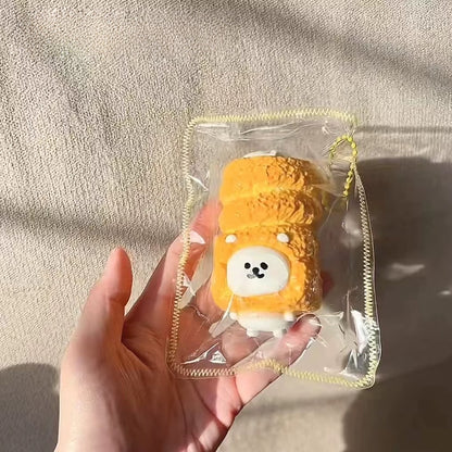 Bread Head Bear Squishy