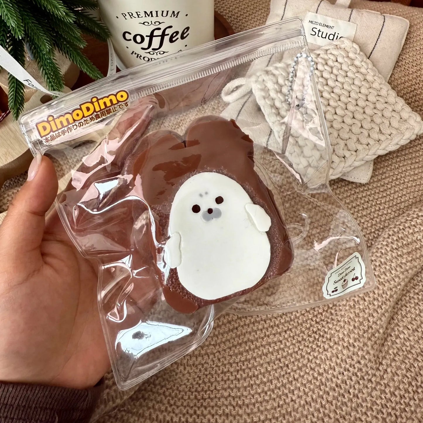 Black Diamond Toast Series Squishy