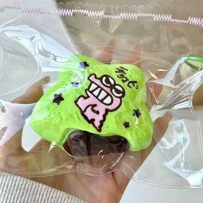 Crocodile Matcha Dark Chocolate Squishy