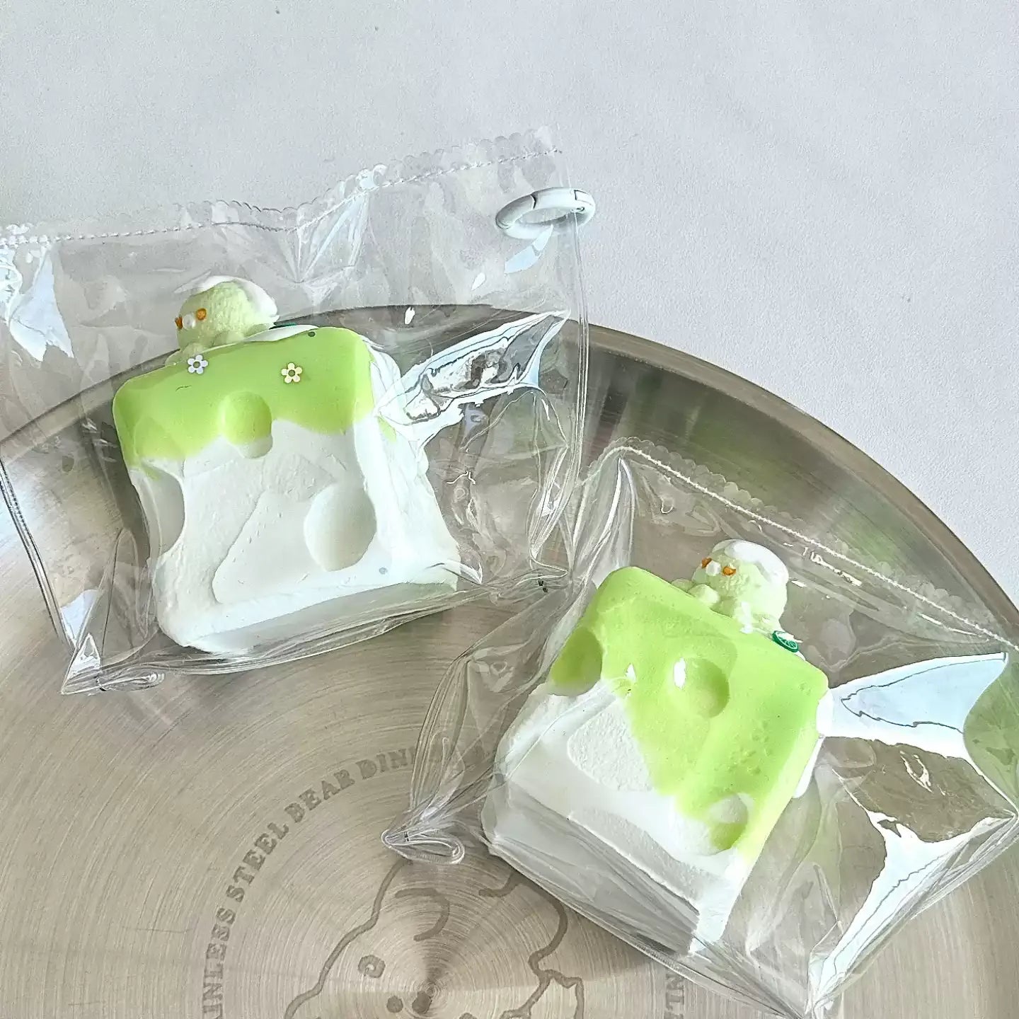 Matcha Small Octopus Cheese Squishy