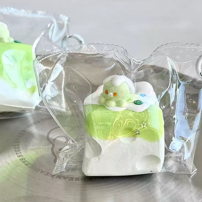 Matcha Small Octopus Cheese Squishy