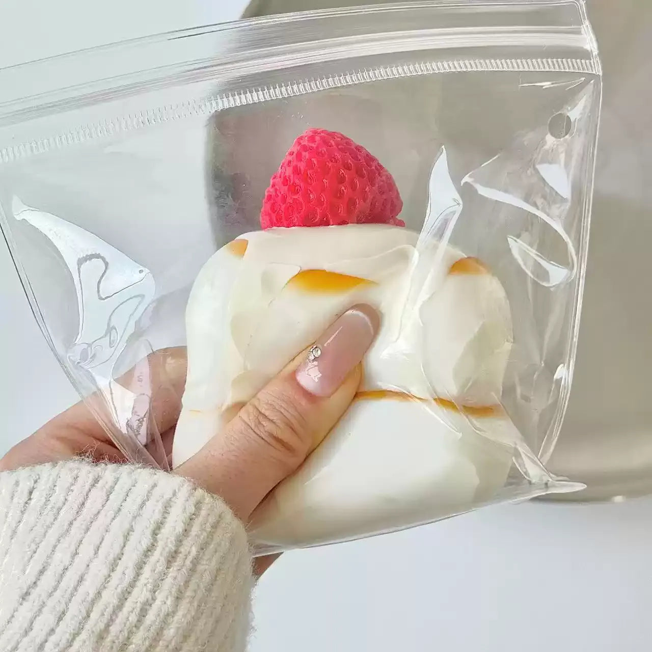 Strawberry Soufflé Squishy