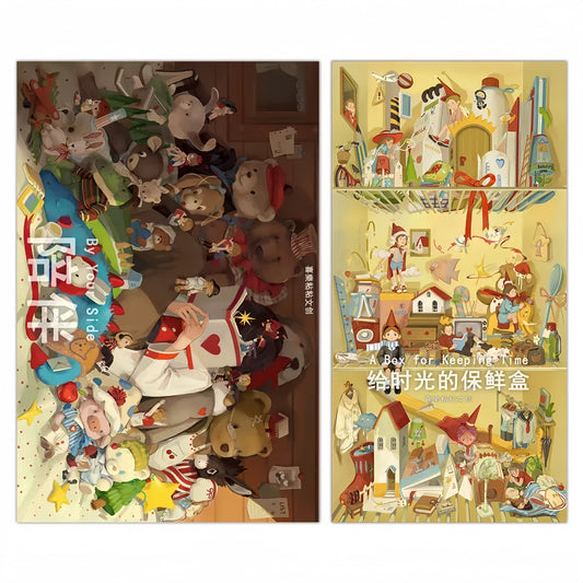 Moments We Keep 3D Sticker | 2 Cute Miniature Scenes