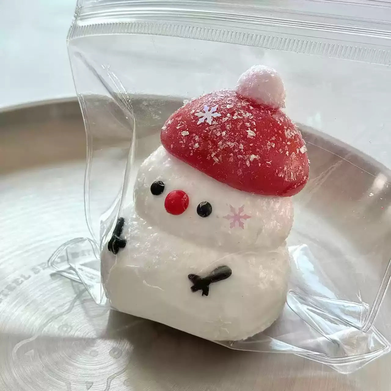 Santa Hat Snowman Squishy