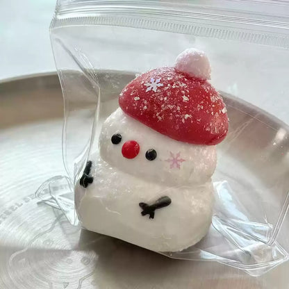 Santa Hat Snowman Squishy