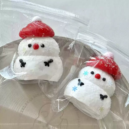 Santa Hat Snowman Squishy