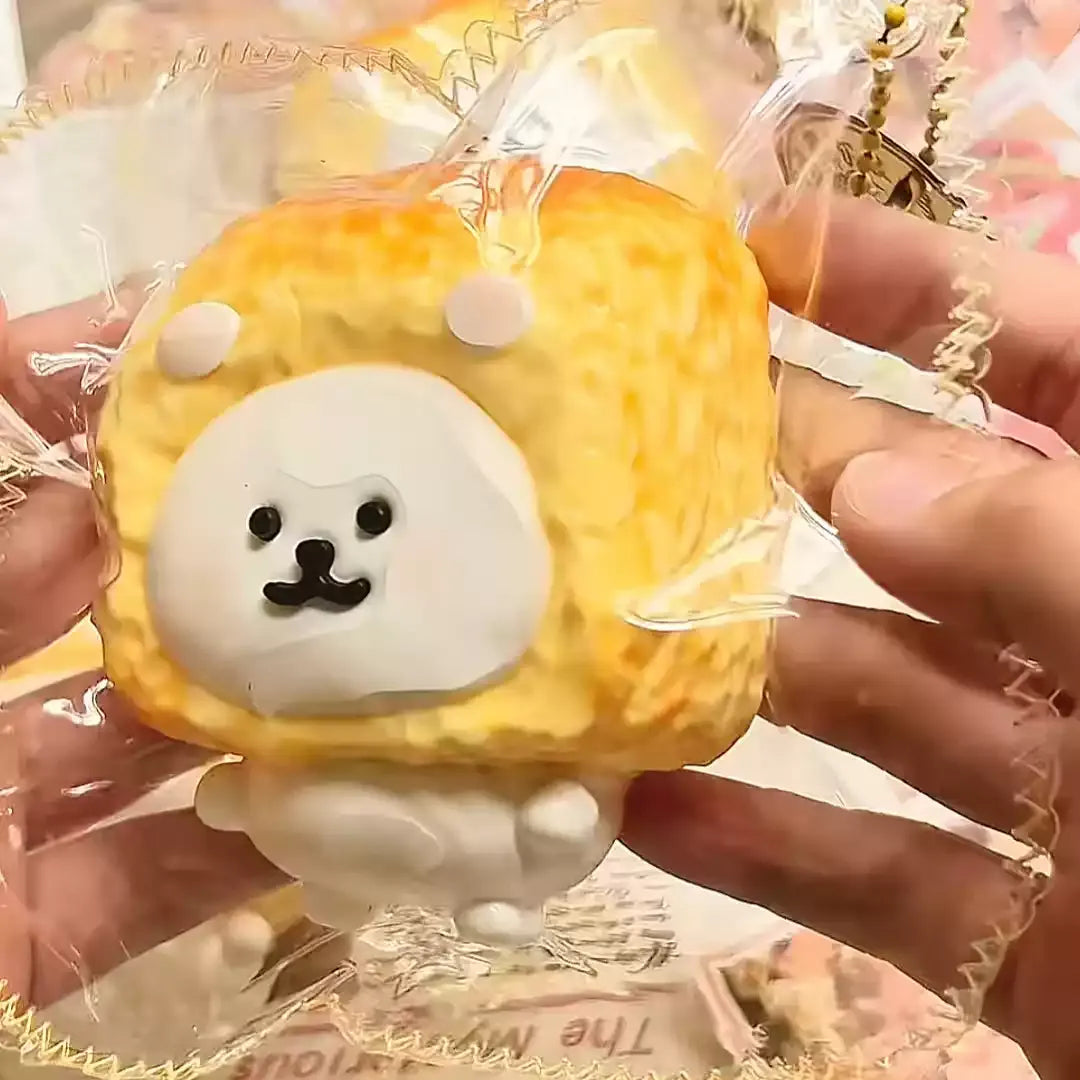 Bread Head Bear Squishy