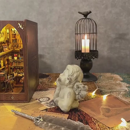 Library of Books DIY Miniature House - English Instructions
