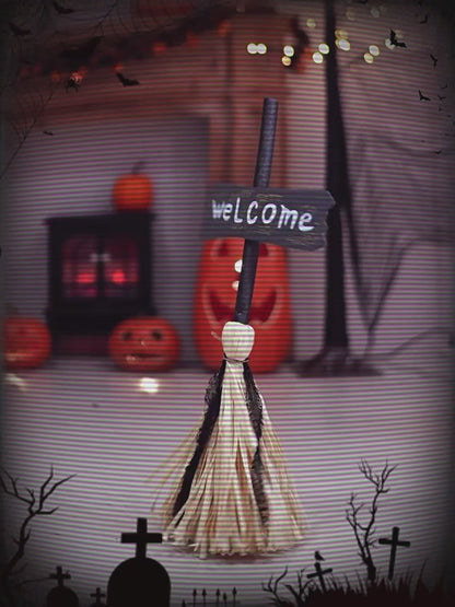 Halloween Witch's Broom Electric Toy