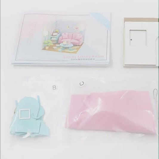 Sunshine Living Room DIY Miniature House - English Instructions