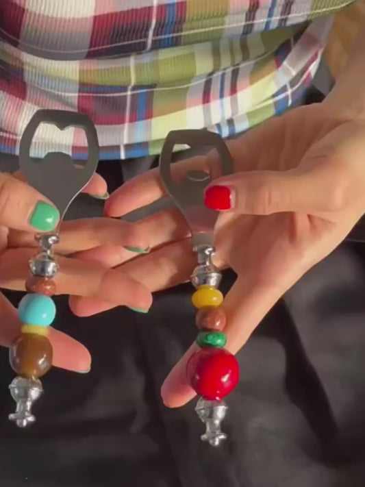 Colorful Bead Bottle Opener