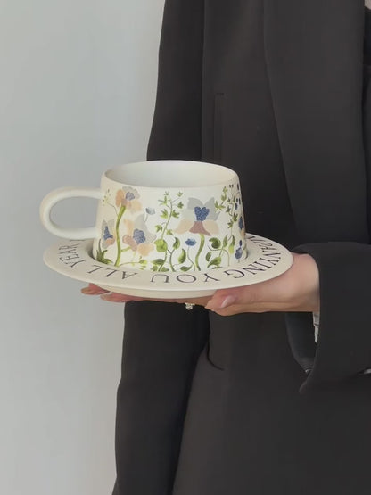 Blooming Lily of the Valley Ceramic Mug