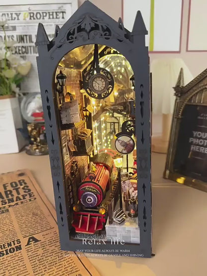 Train Platform DIY Miniature House - English Instructions